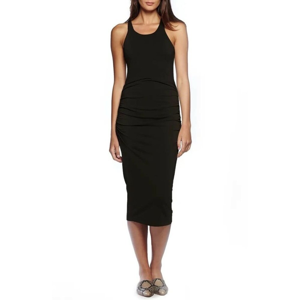 Michael Stars Racerback Midi Dress Black